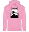 Мужская толстовка (худи) Oasis Gallagher brothers Розовый Мужская толстовка (худи) Oasis Gallagher brothers Розовый фото
