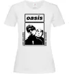Жіноча футболка Oasis Gallagher brothers Білий фото