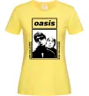 Жіноча футболка Oasis Gallagher brothers Лимонний фото