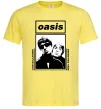 Чоловіча футболка Oasis Gallagher brothers Лимонний фото