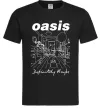 Чоловіча футболка Oasis definitely maybe Чорний фото