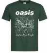 Чоловіча футболка Oasis definitely maybe Темно-зелений фото