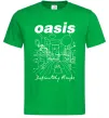 Чоловіча футболка Oasis definitely maybe Зелений фото