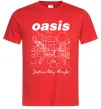 Чоловіча футболка Oasis definitely maybe Червоний фото