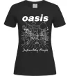 Жіноча футболка Oasis definitely maybe Чорний фото
