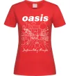 Жіноча футболка Oasis definitely maybe Червоний фото