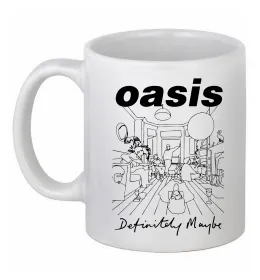Чашка керамічна Oasis definitely maybe Білий фото