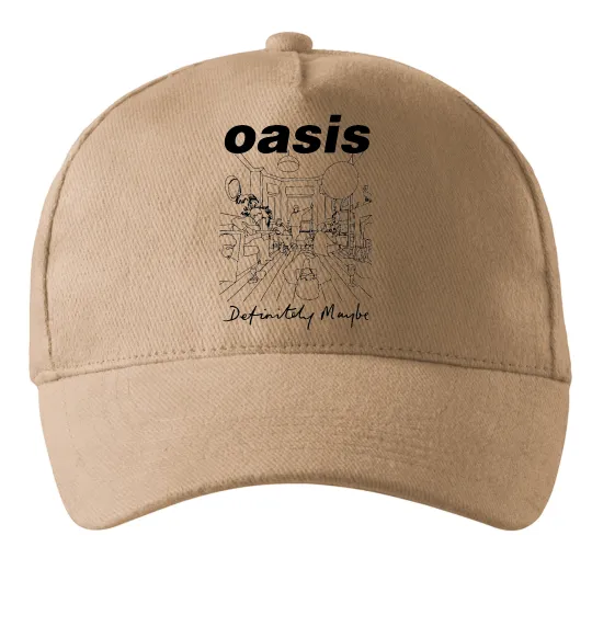 Кепка Oasis definitely maybe Песочный фото