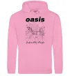 Мужская толстовка (худи) Oasis definitely maybe Розовый фото