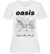 Жіноча футболка Oasis definitely maybe Білий фото