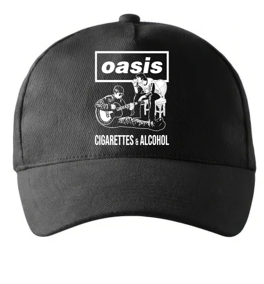 Кепка Oasis cigarettes and alcohol Черный фото