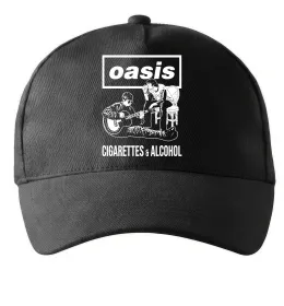 Кепка Oasis cigarettes and alcohol Черный фото