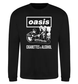 Свитшот Oasis cigarettes and alcohol Черный фото
