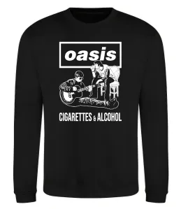 Свитшот Oasis cigarettes and alcohol Черный фото