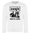 Свитшот Oasis cigarettes and alcohol Белый фото