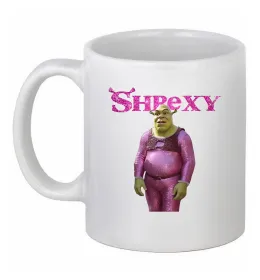 Чашка керамическая Shrexy, колір - білий Белый фото