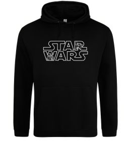 Чоловіча толстовка (худі) Star Wars C3RO та R2D2, колір - чорний, розмір - XS