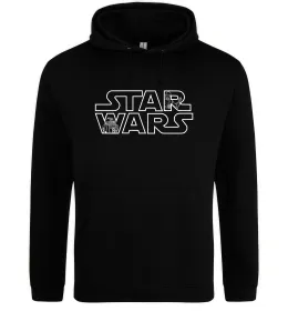 Мужская толстовка (худи) Star Wars C3RO та R2D2, колір - чорний, розмір - XS Черный фото