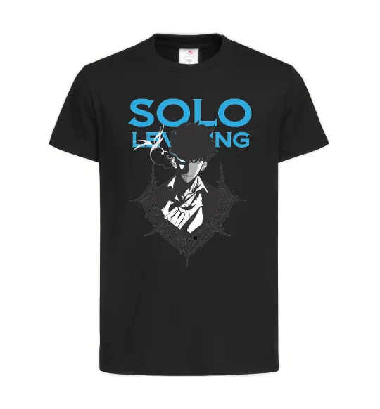 Дитяча футболка Solo leveling Чорний фото