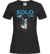 Жіноча футболка Solo leveling Чорний фото