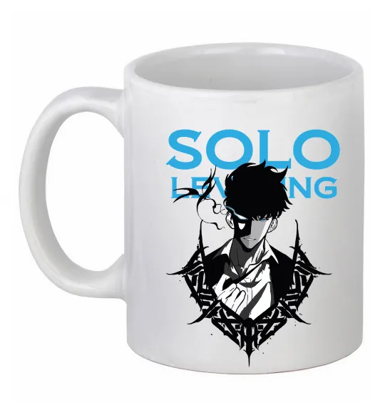 Чашка керамічна Solo leveling Білий фото