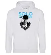 Чоловіча толстовка (худі) Solo leveling Сірий меланж фото