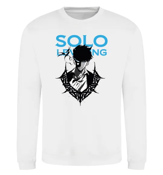 Свитшот Solo leveling Белый фото