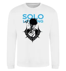 Свитшот Solo leveling Белый фото