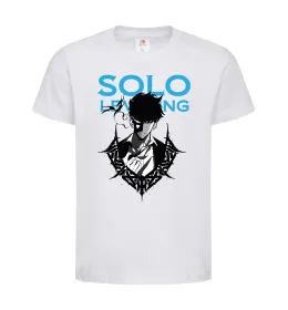 Детская футболка Solo leveling Белый фото