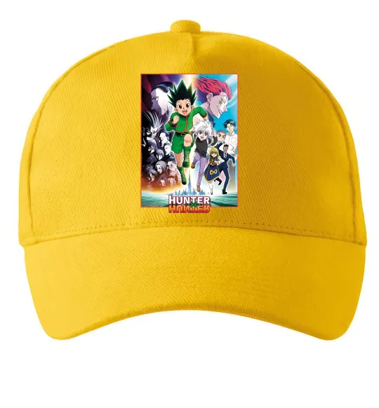 Кепка Hunter x hunter постер Солнечно желтый фото