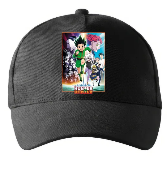Кепка Hunter x hunter постер Черный фото