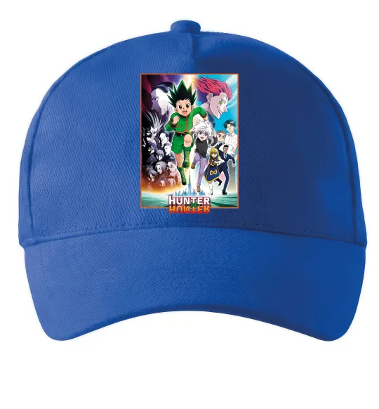 Кепка Hunter x hunter постер Ярко-синий фото