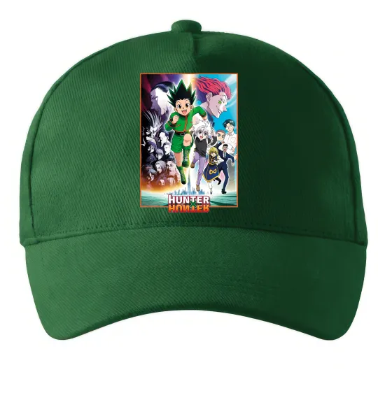 Кепка Hunter x hunter постер Темно-зеленый фото