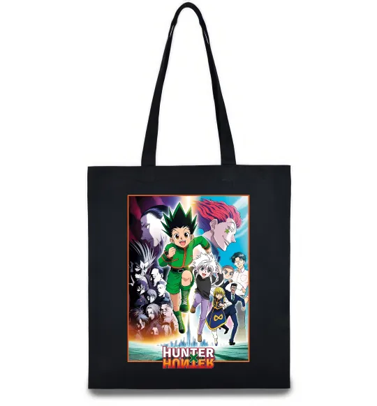 Эко-сумка Hunter x hunter постер Черный фото