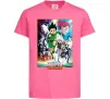 Дитяча футболка Hunter x hunter постер Яскраво-рожевий фото