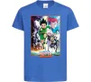 Дитяча футболка Hunter x hunter постер Яскраво-синій фото