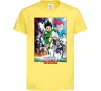 Дитяча футболка Hunter x hunter постер Лимонний фото