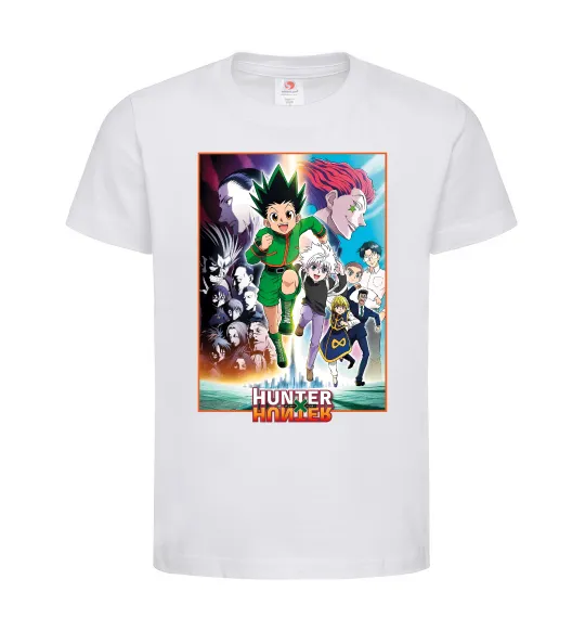 Детская футболка Hunter x hunter постер Белый фото
