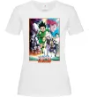 Жіноча футболка Hunter x hunter постер Білий фото