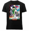 Мужская премиум футболка Hunter x hunter постер Черный фото