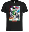 Чоловіча футболка Hunter x hunter постер Чорний Чоловіча футболка Hunter x hunter постер Чорний фото