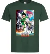 Чоловіча футболка Hunter x hunter постер Темно-зелений Чоловіча футболка Hunter x hunter постер Темно-зелений фото