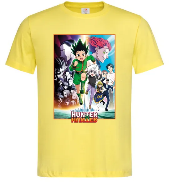 Чоловіча футболка Hunter x hunter постер Лимонний фото