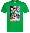 Чоловіча футболка Hunter x hunter постер Зелений Чоловіча футболка Hunter x hunter постер Зелений фото