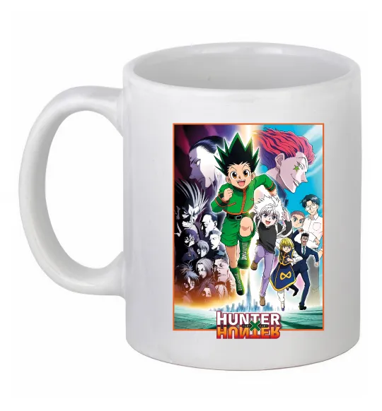 Чашка керамическая Hunter x hunter постер Белый фото