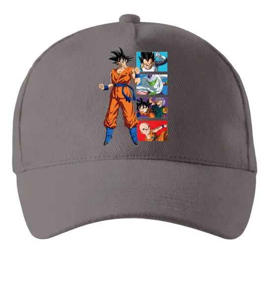 Кепка Dragon ball Goku Сірий фото