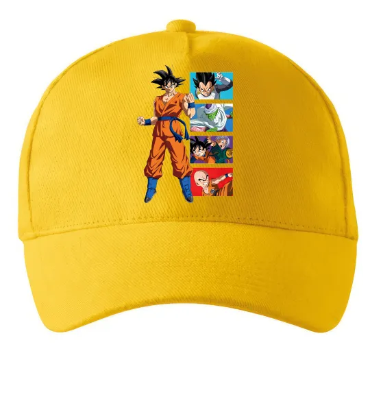 Кепка Dragon ball Goku Солнечно желтый фото
