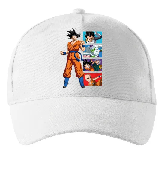 Кепка Dragon ball Goku Белый фото