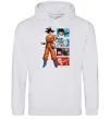 Жіноча толстовка (худі) Dragon ball Goku Сірий меланж фото