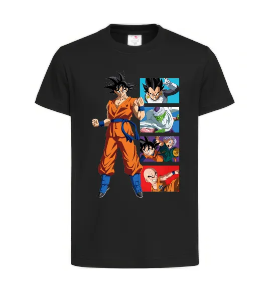 Детская футболка Dragon ball Goku Черный фото